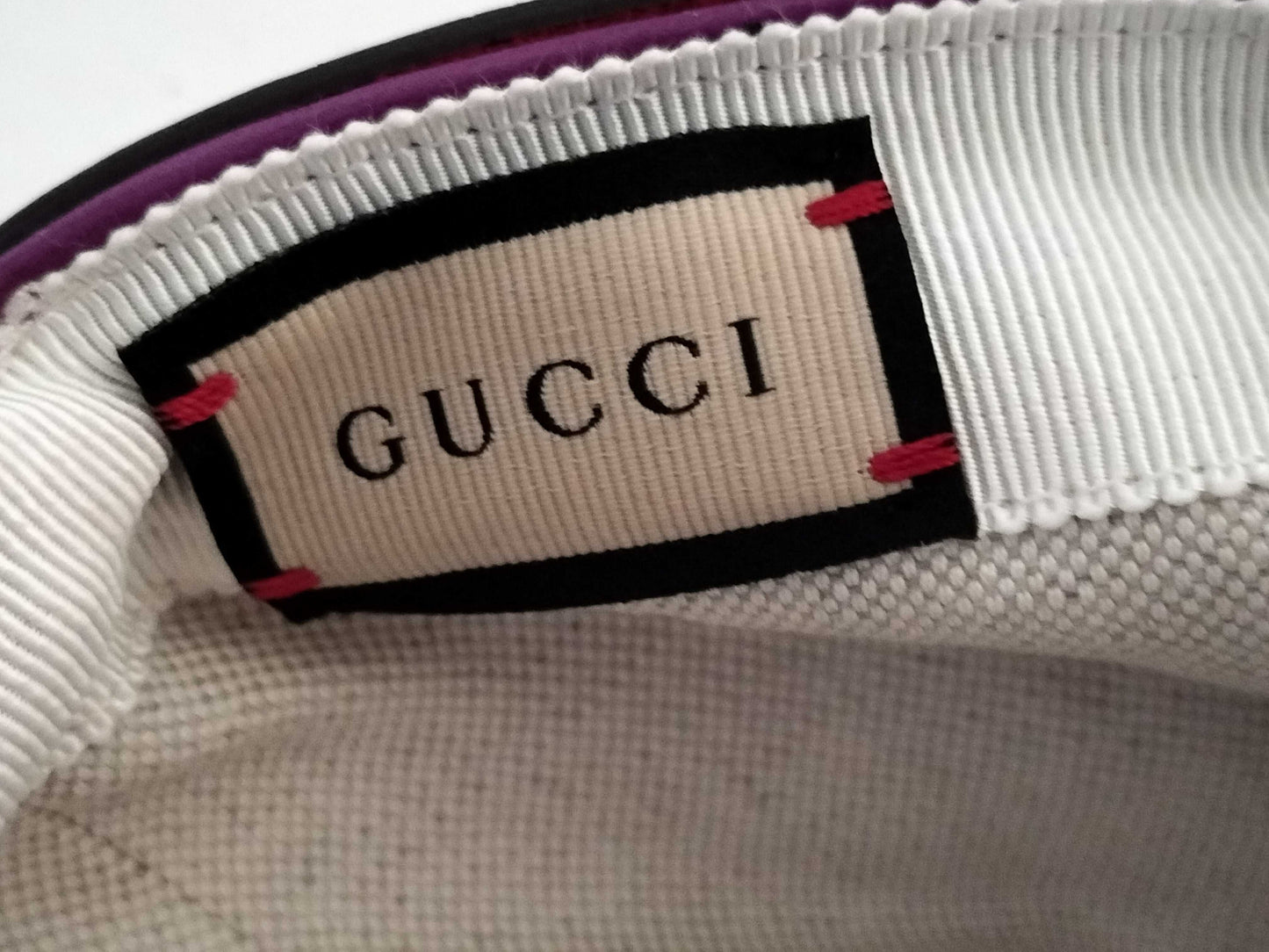 GUCCI Unused Leather Cap Other Accessories