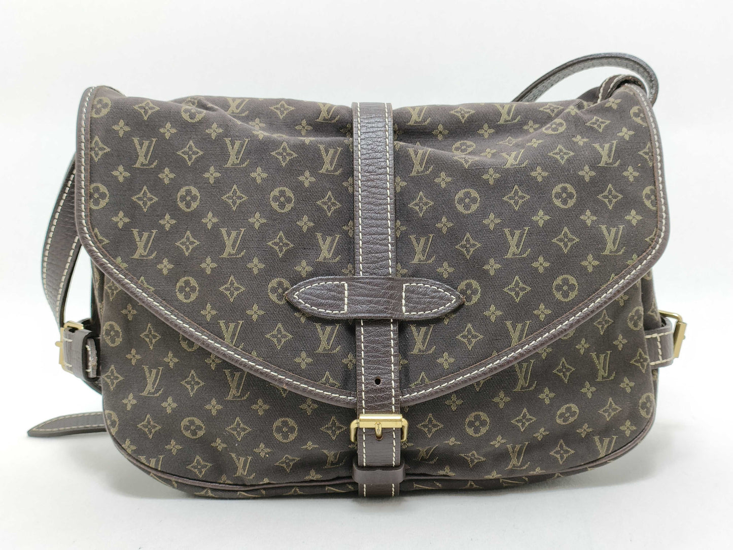 LOUIS VUITTON Monogram Minilan Saumur Shoulder Bag