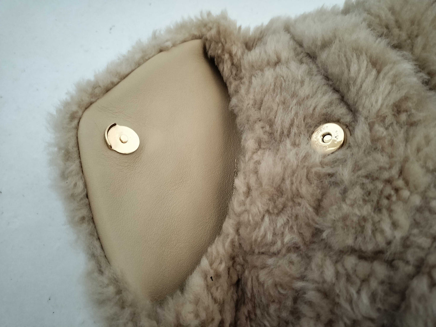 SAINT LAURENT SAINT LAURENT Unused Pouch Mouton Pouch