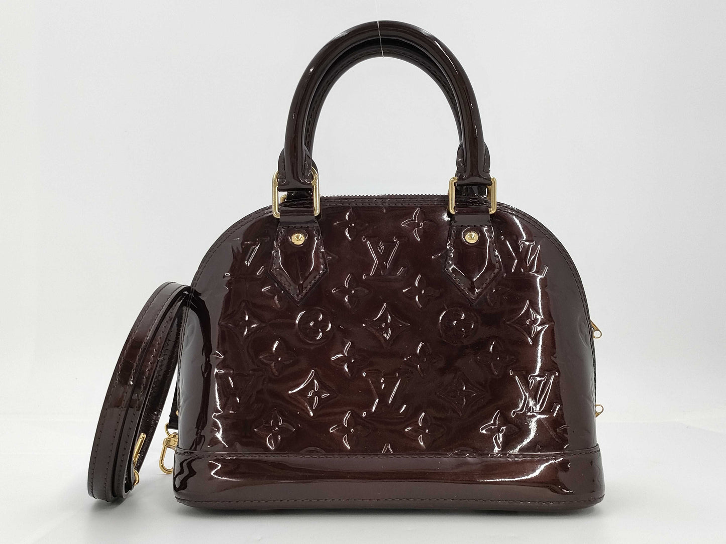 LOUIS VUITTON Vernis Alma BB Handbag