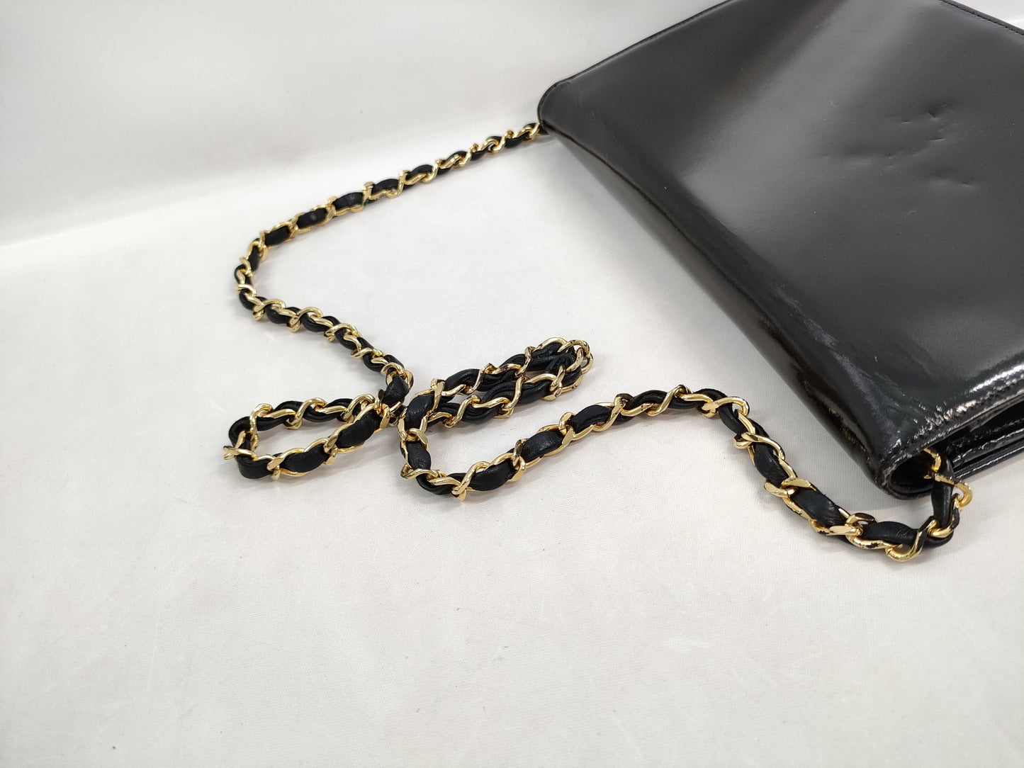 CHANEL Push Lock Chain Shoulder Bag Shoulder Bag