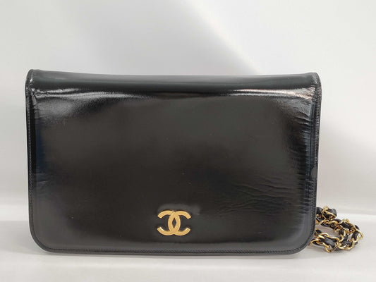CHANEL Push Lock Chain Shoulder Bag Shoulder Bag