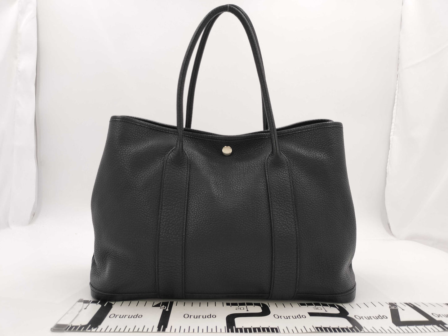 HERMES Garden Party Tote Bag Garden Party PM Black Tote Bag