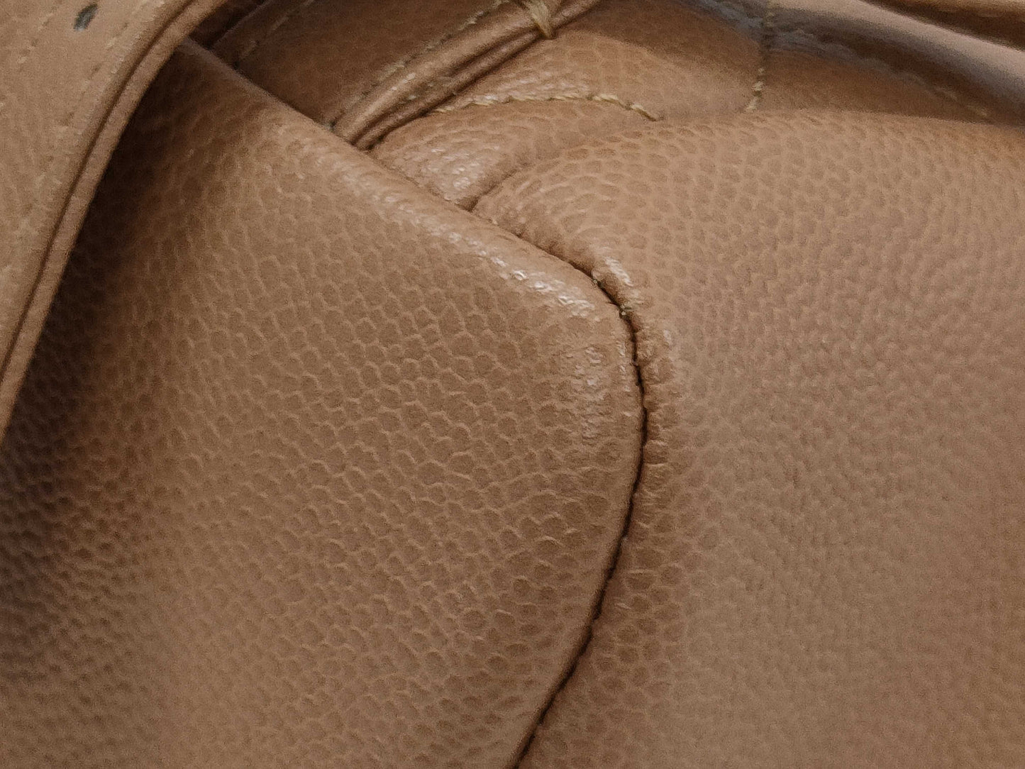CHANEL Matelasse Backpack, Beige, Grained Calfskin, AS3787, G Hardware, IC Chip Closure, Backpack