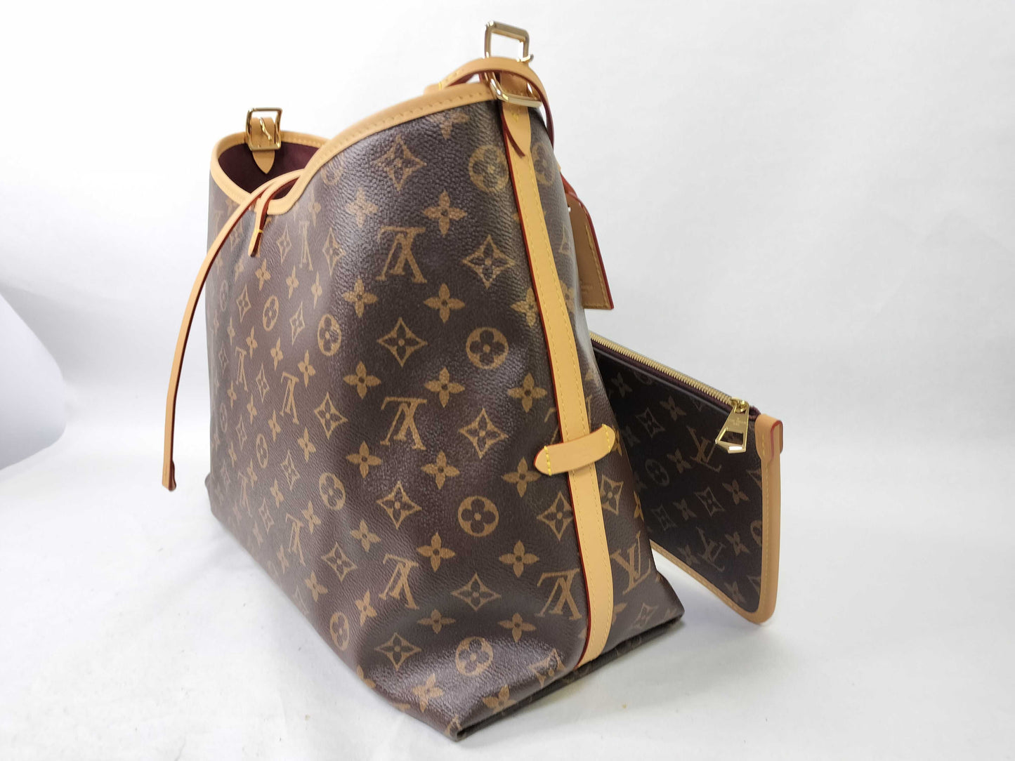 LOUIS VUITTON Monogram M46197 Carryall NM/MM Strap Pouch Shoulder Bag