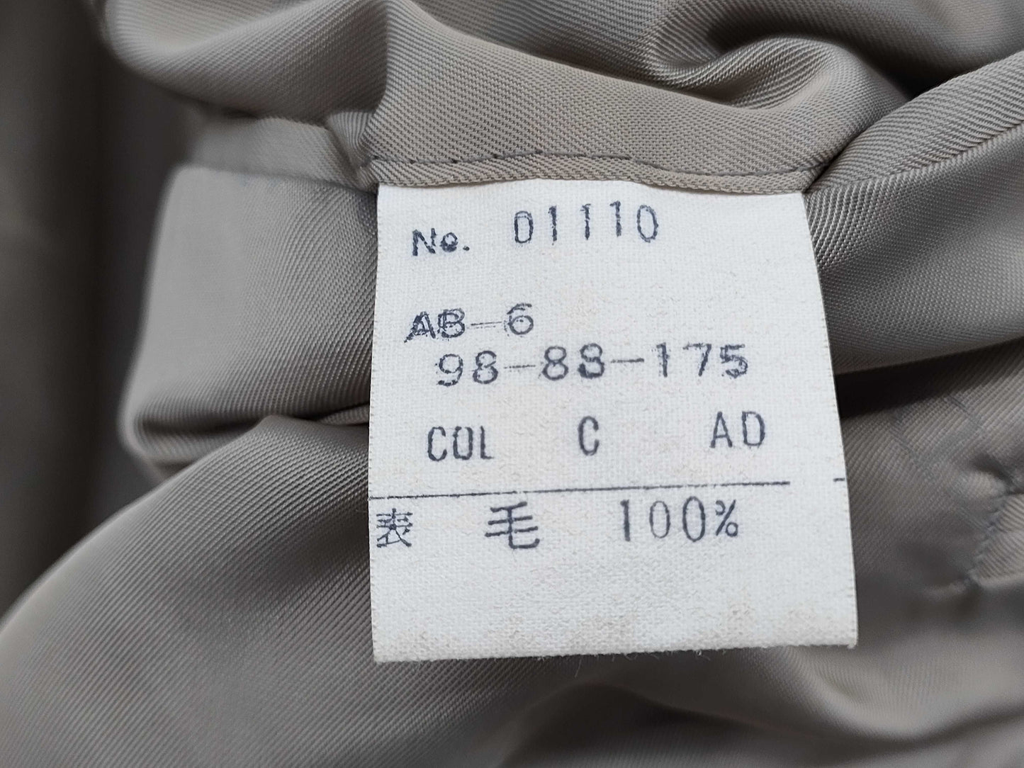 Christian Dior Men's Wool Double-Breasted Suit, Size 175cm