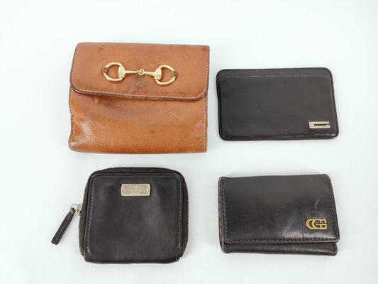 GUCCI 4-piece accessory set including horsebit and GUCCI wallet