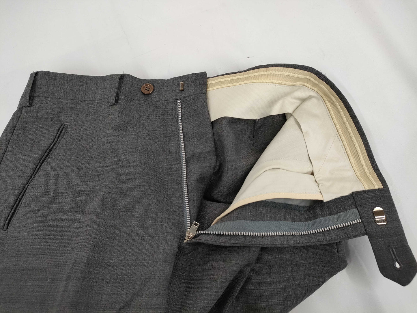Yves Saint Laurent Men's Suit, Mohair Blend Wool, 165cm, Gray, Other Apparel, Yves Saint Laurent
