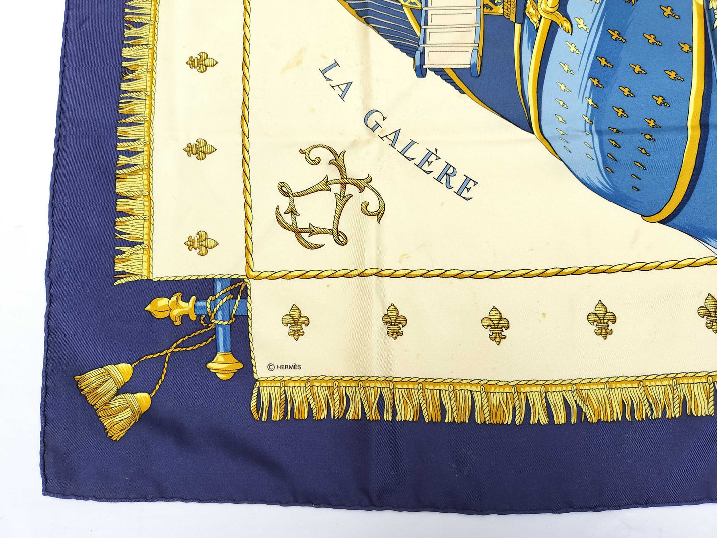 HERMES Carre Hermes Scarf Carre 90 LA REALE All-Over Print HERMES Scarf