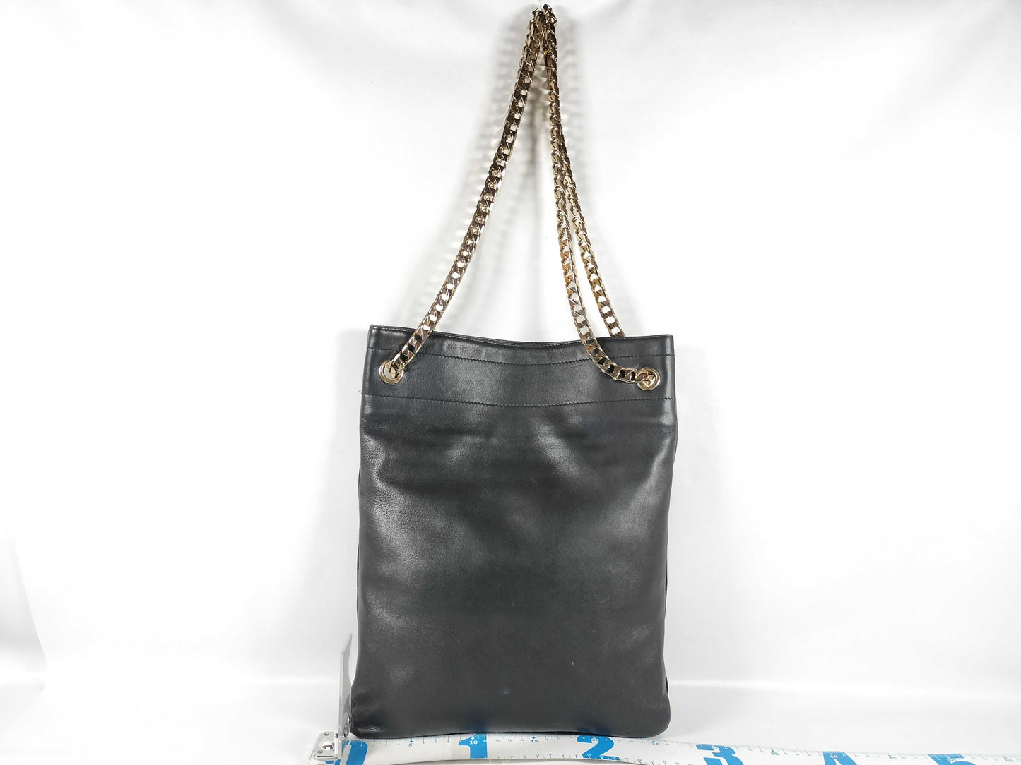 GIVENCHY Leather Chain Tote Bag