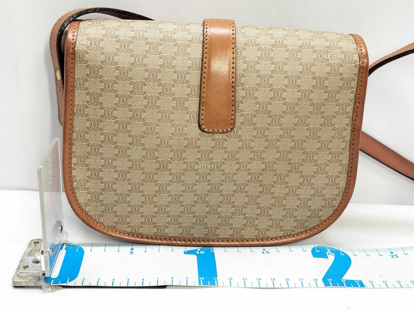 CELINE Celine Shoulder Bag Beige