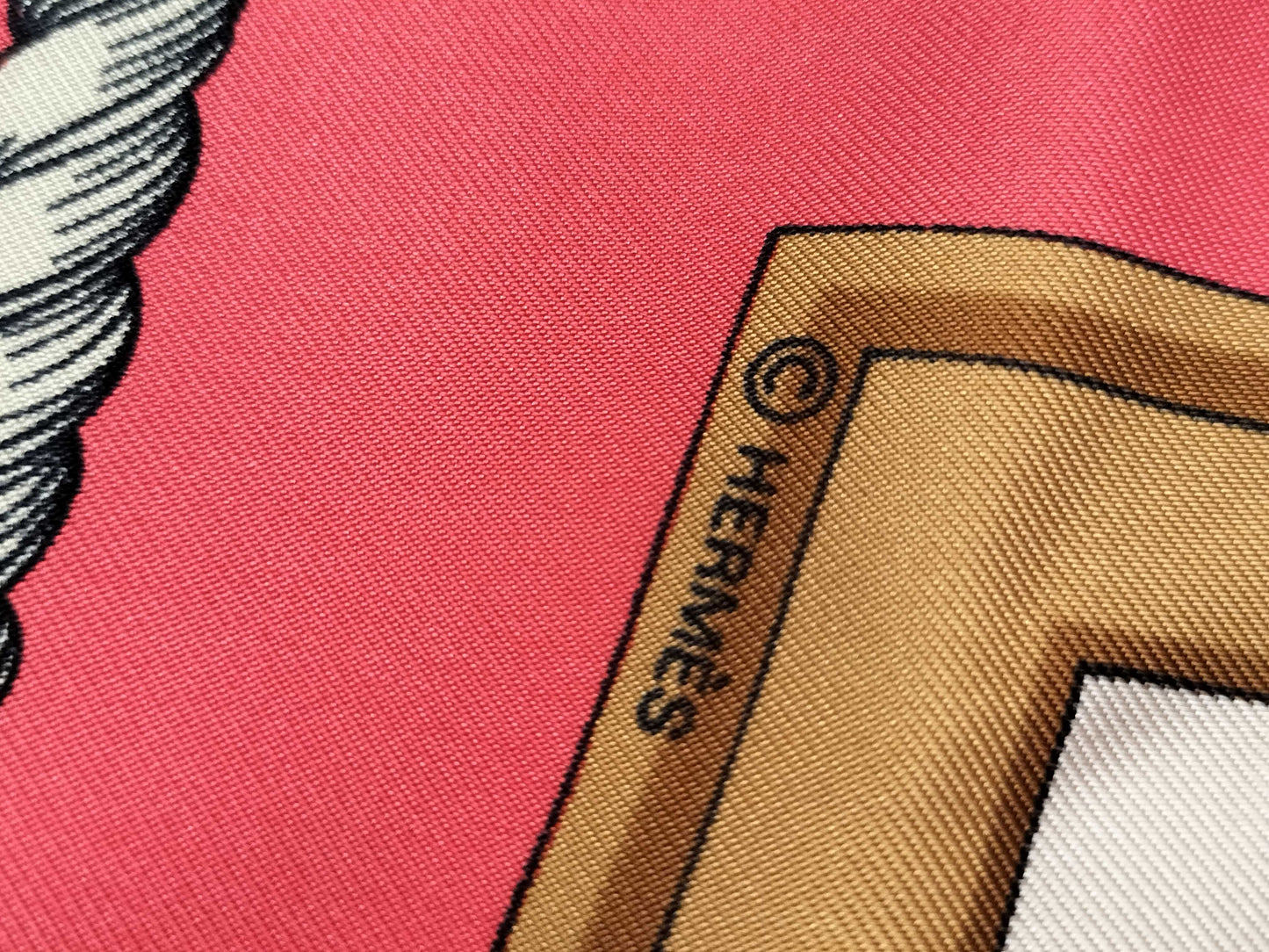 HERMES Carre Hermes Carre 90 Ship Scarf
