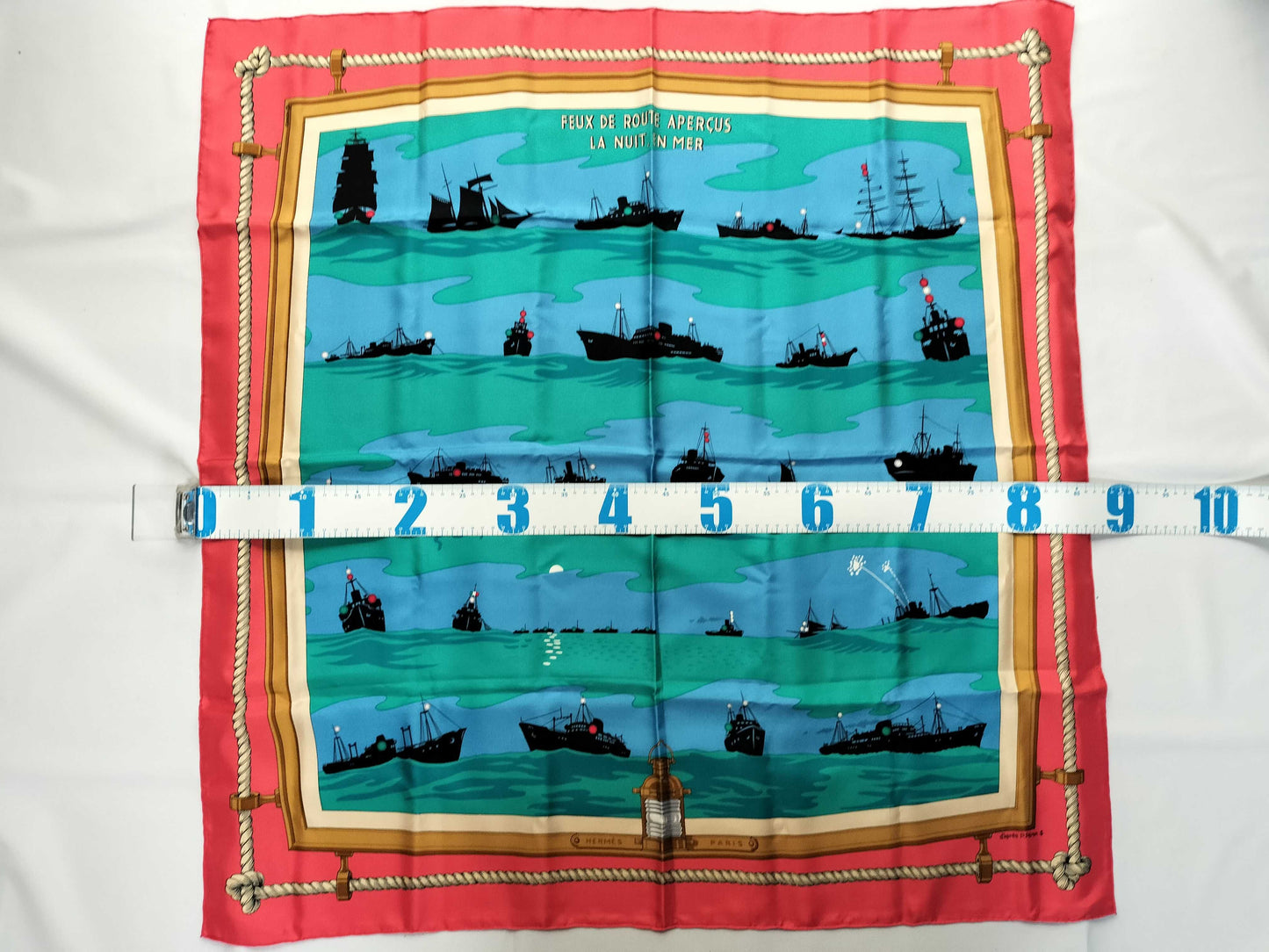 HERMES Carre Hermes Carre 90 Ship Scarf