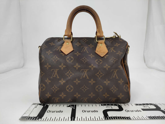 LOUIS VUITTON LOUIS VUITTON Monogram Louis Vuitton Speedy 25 Boston Monogram Handbag/Shoulder Bag Shoulder Bag