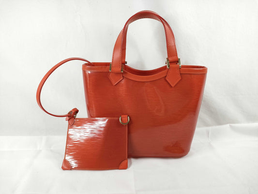 LOUIS VUITTON Epi Plage Lagoon Bay Tote Bag in Grenadine Red, M92150