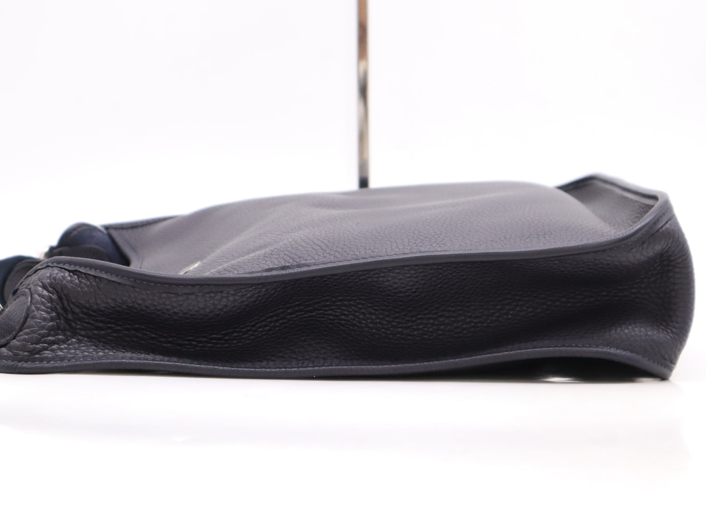 HERMES Leather Vespa GM □H Stamp 2004 Black Shoulder Bag with Dust Bag