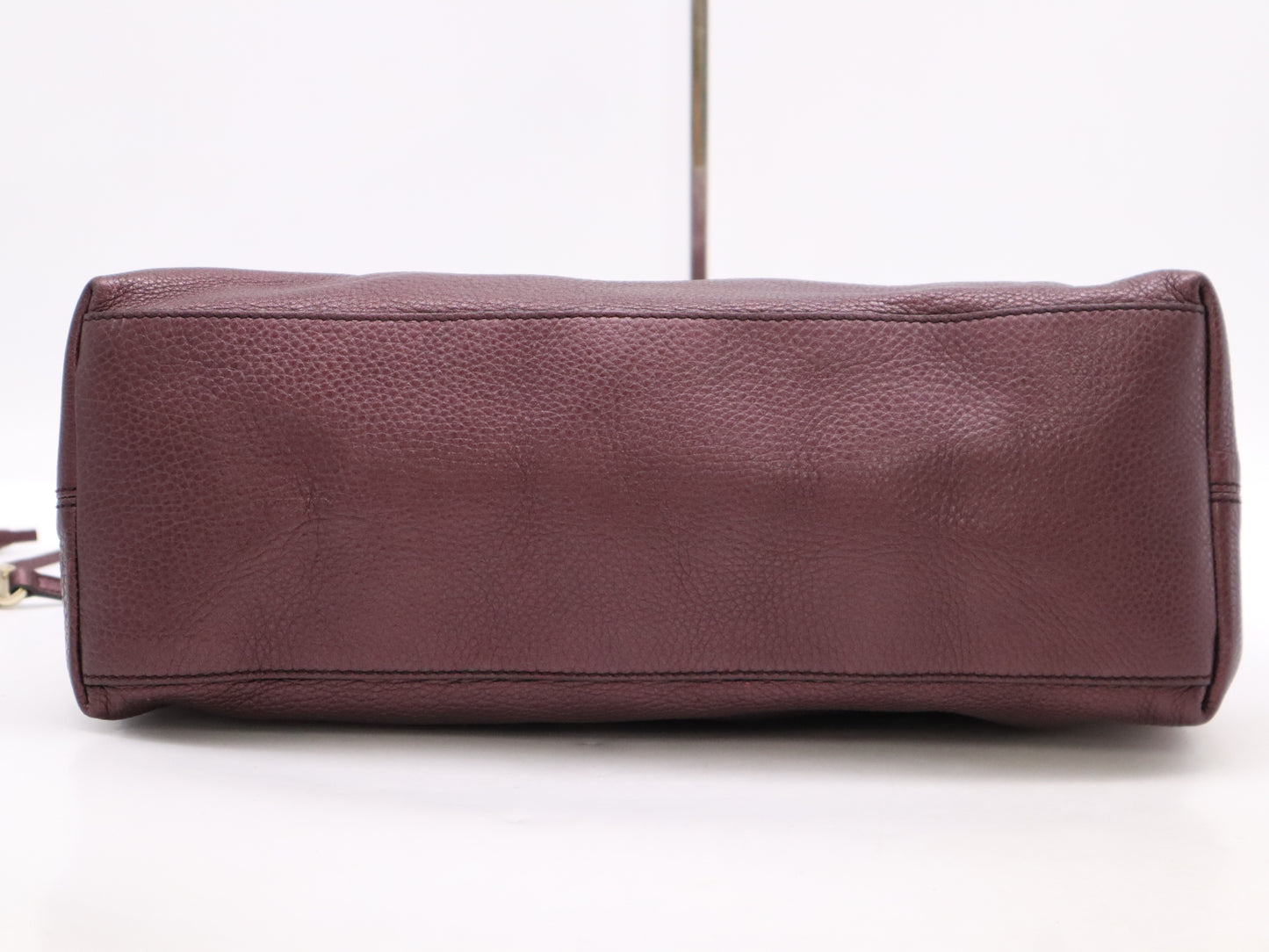GUCCI 308982 Leather Soho Chain Shoulder Bag Purple Shoulder Bag