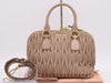 Miu Miu Miu Miu Leather Matelassé 2-Way Bag with Shoulder Strap, Dust Bag x 2, and Guarantee Card