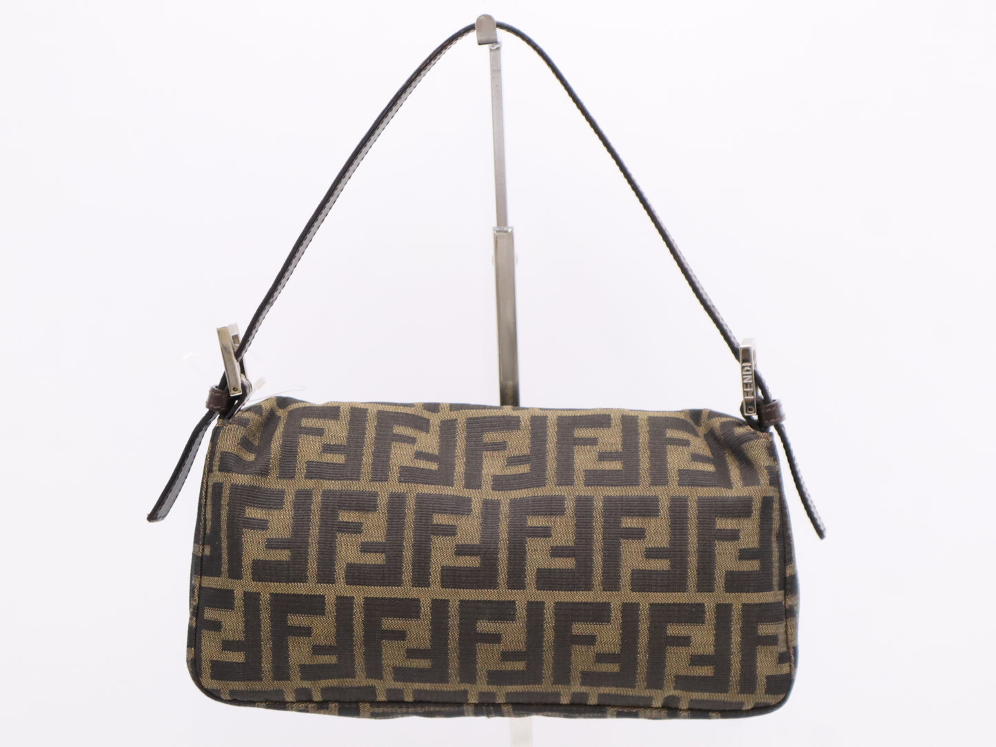 FENDI Zucca Mamma Bucket Brown Handbag
