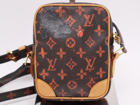 LOUIS VUITTON M44399 Monogram Panam Set Shoulder Bag with Cat Gram Dust Bag