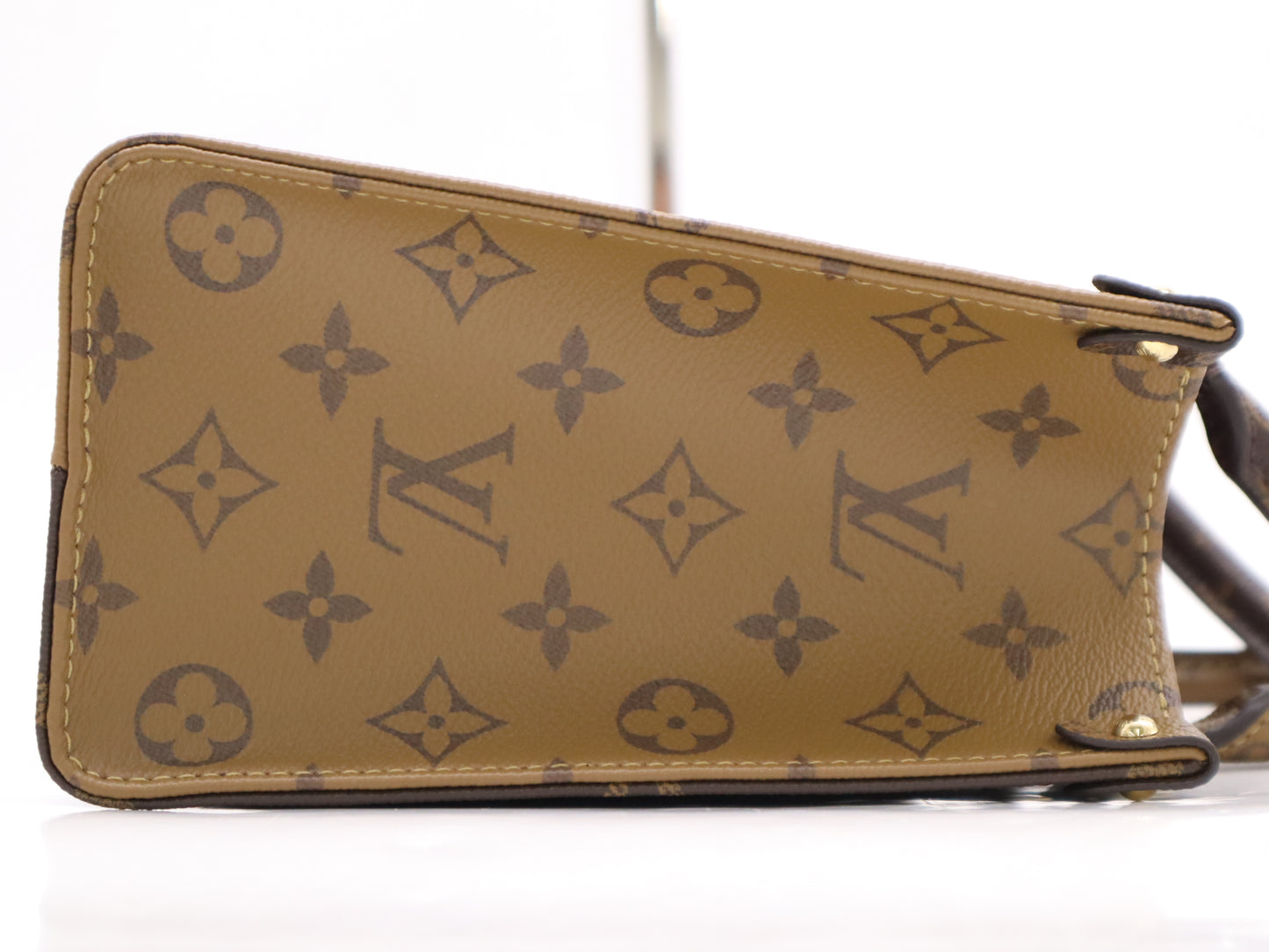 LOUIS VUITTON M46373 Reverse On the Go PM Monogram Giant Handbag RFID Verified No Serial Tag