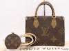 LOUIS VUITTON M46373 Reverse On the Go PM Monogram Giant Handbag RFID Verified No Serial Tag