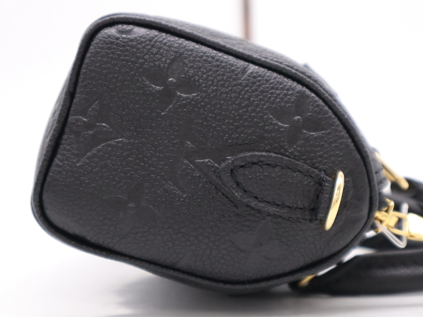 LOUIS VUITTON M82450 Empreinte Nano Speedy Noir RFID Verified Handbag
