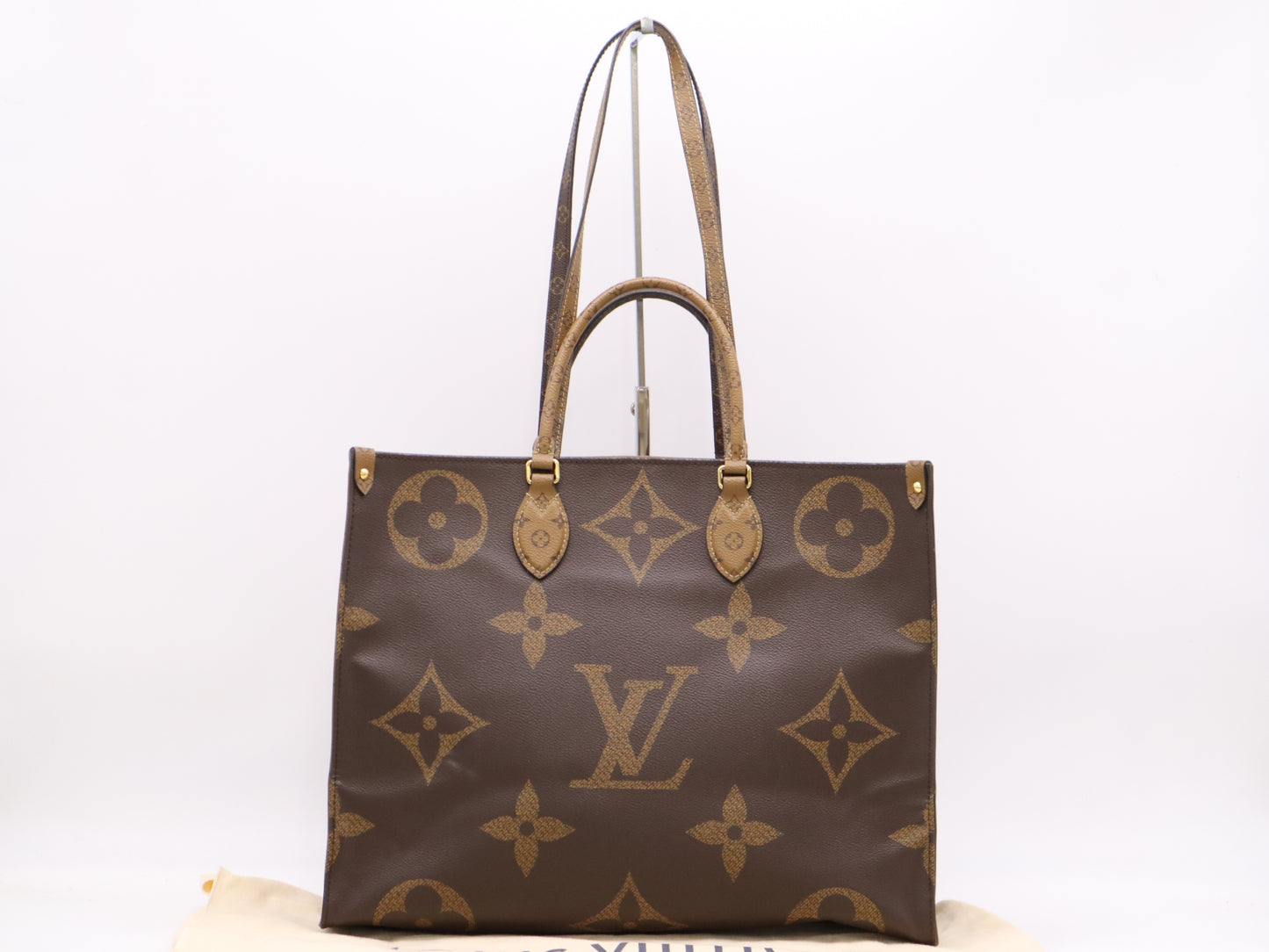 LOUIS VUITTON M45320 Reverse On the Go GM Monogram Giant RFID Verified Handbag