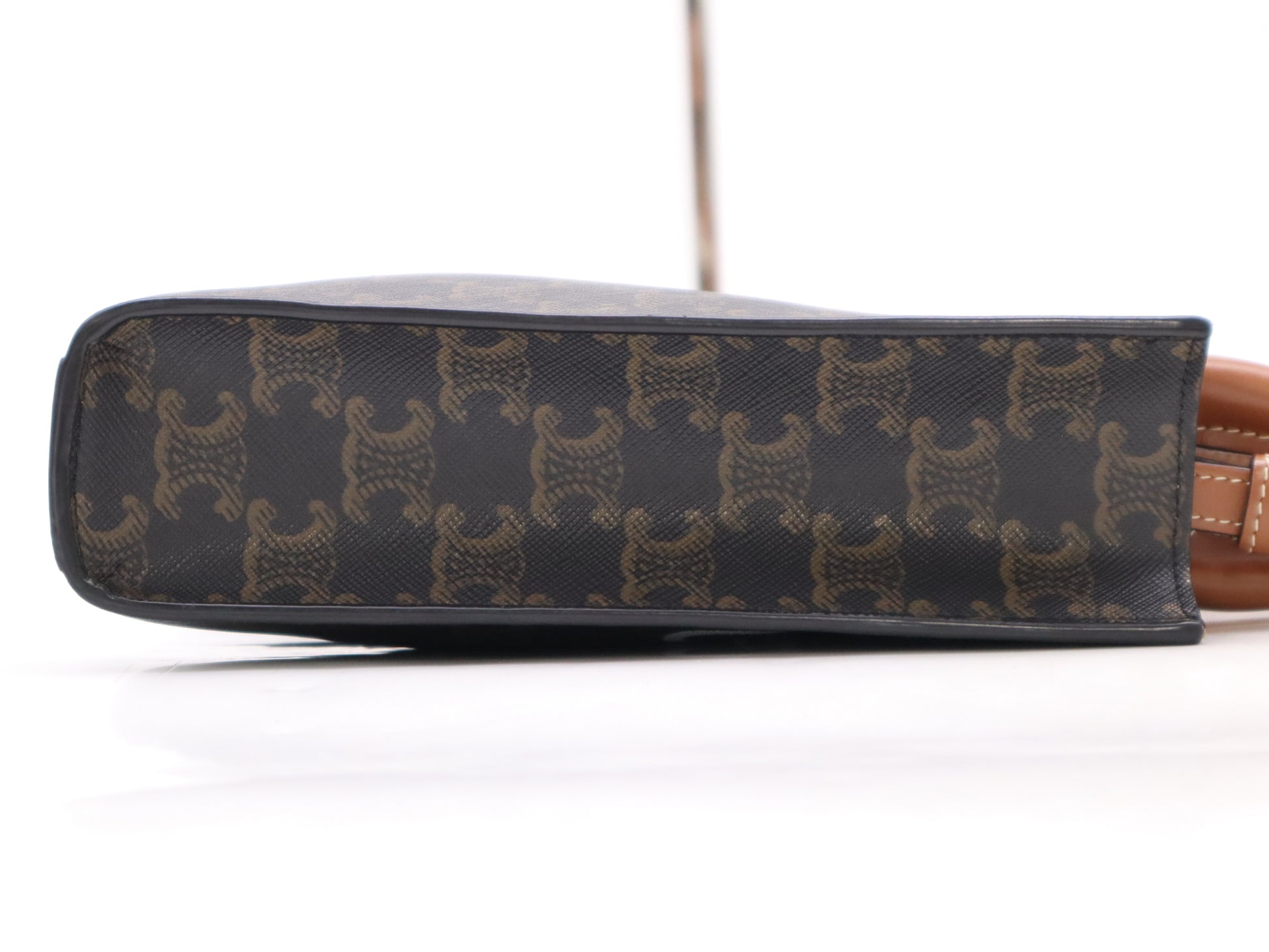 CELINE Triomphe Mini Vertical Cabas Brown Handbag