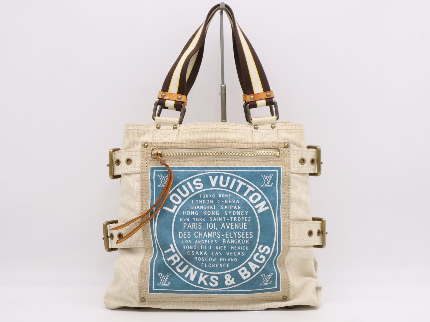 LOUIS VUITTON M95114 Cruise Globe Shopper MM Tote Bag