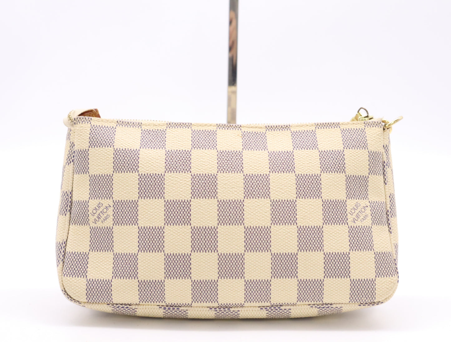 LOUIS VUITTON N51986 Azur Pochette Accessoires Pouch with Shoulder Strap