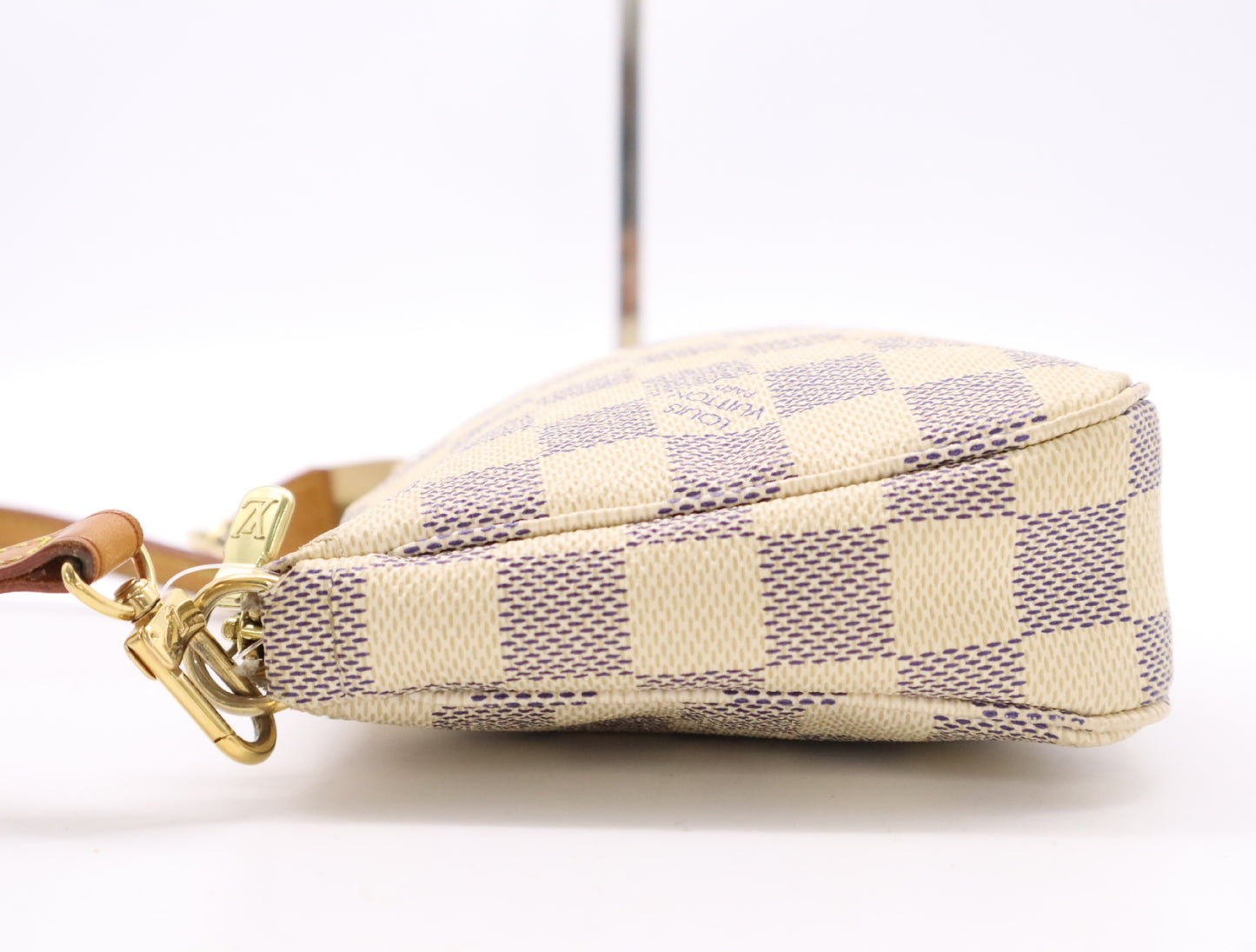 LOUIS VUITTON N51986 Azur Pochette Accessoires Pouch with Shoulder Strap