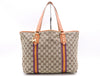 GUCCI 139260GG Canvas Sherry Line Shoulder Bag 486622 Tote Bag