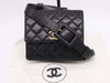 CHANEL Lambskin Waist Bag, Black, with Dust Bag, Seal, 1965557