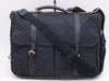 LOUIS VUITTON M42311? Monogram Mini Denise TST Blue Shoulder Bag with Name Tag