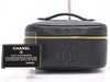 CHANEL Caviar Skin Vanity Bag, Black, GD Hardware, Card Holder, Sticker, 4645215, Handbag