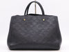 LOUIS VUITTON M41048 Empreinte Montaigne MM Noir Handbag