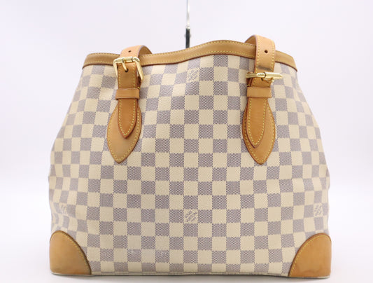 LOUIS VUITTON N51206 Azure Hampstead MM Tote Bag