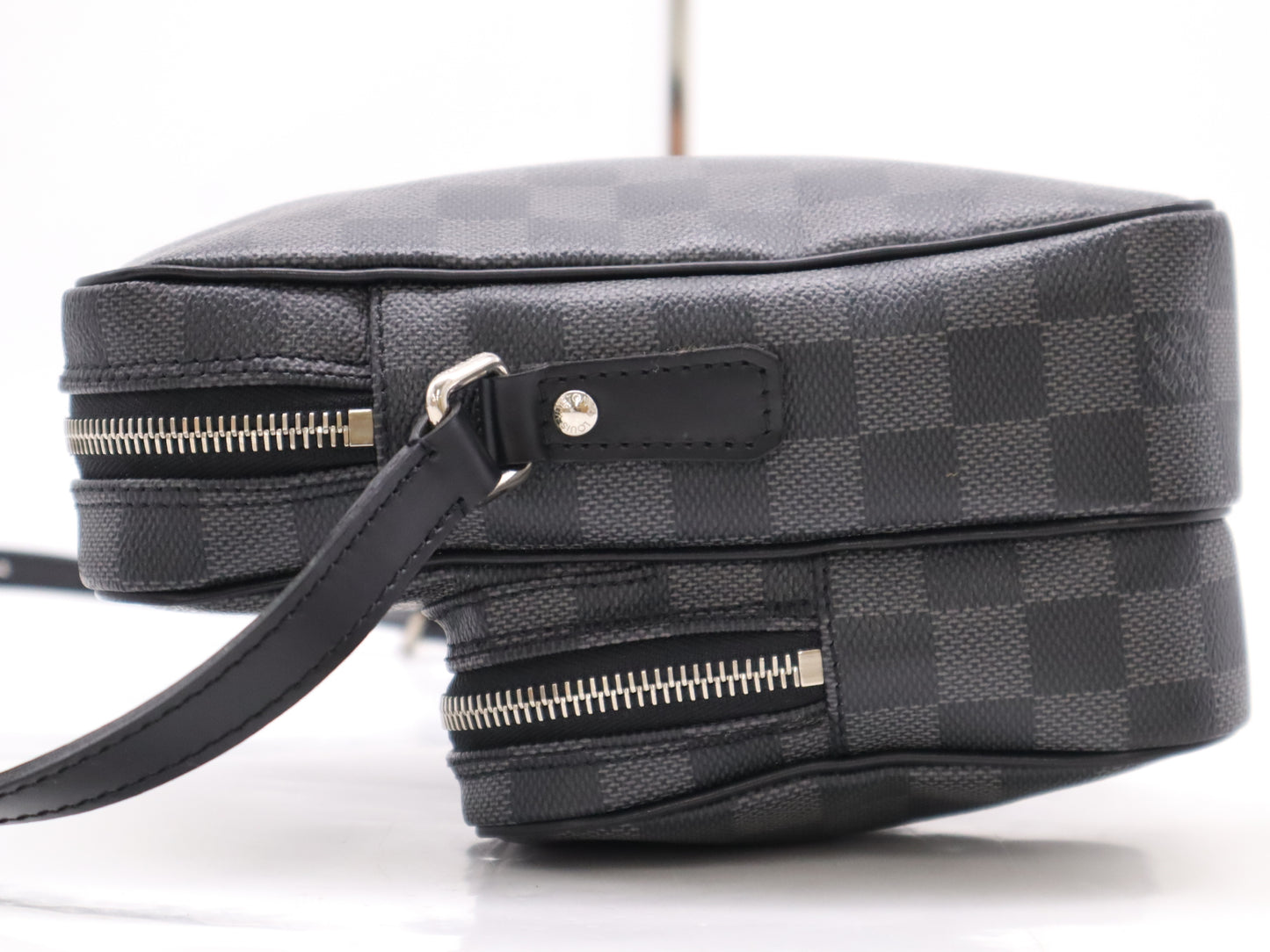 LOUIS VUITTON N41446 Graphite Lem Shoulder Bag with Dust Bag