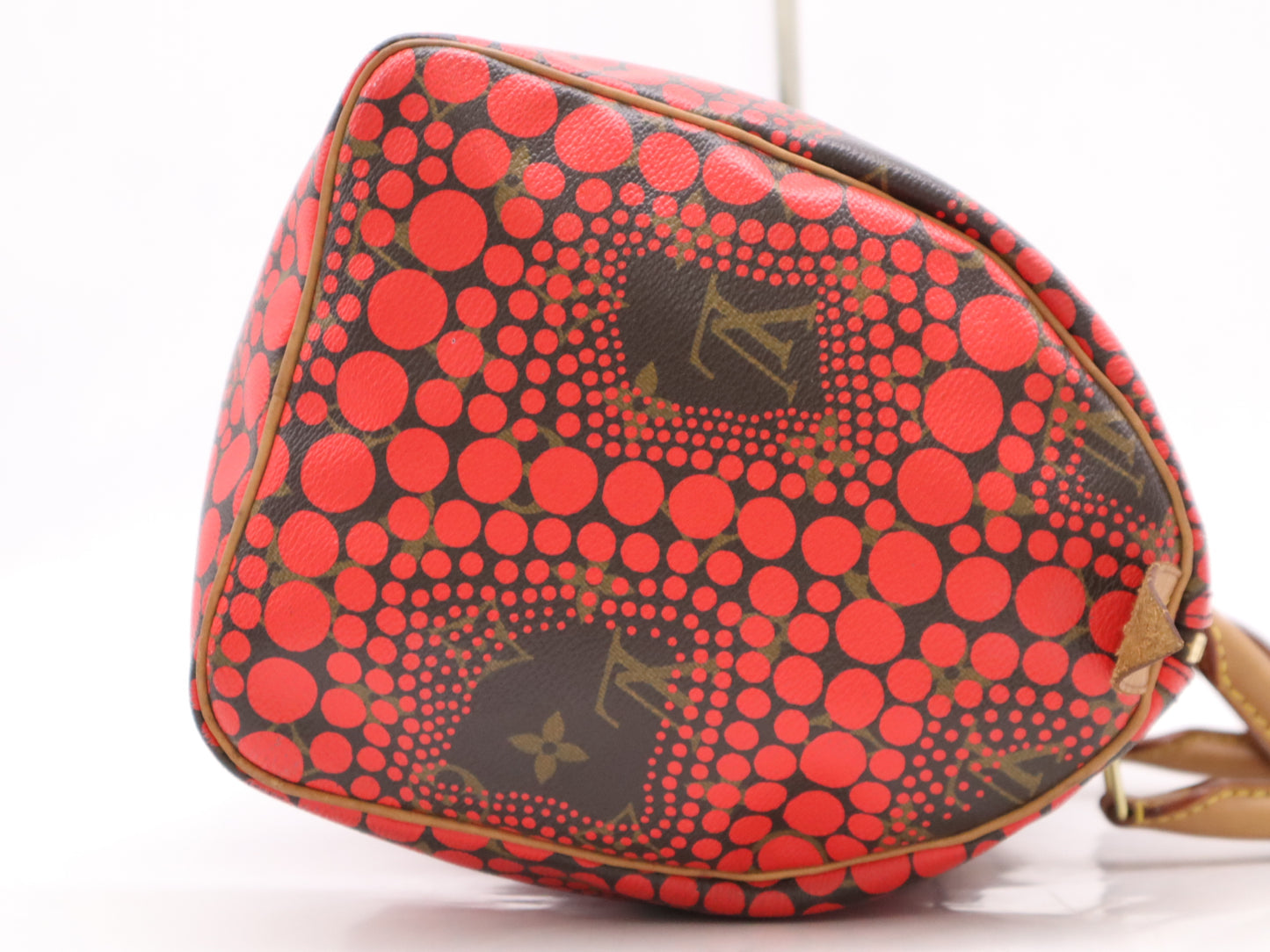 LOUIS VUITTON M40693? Monogram Pumpkin Dot Speedy 30 Handbag with Dust Bag