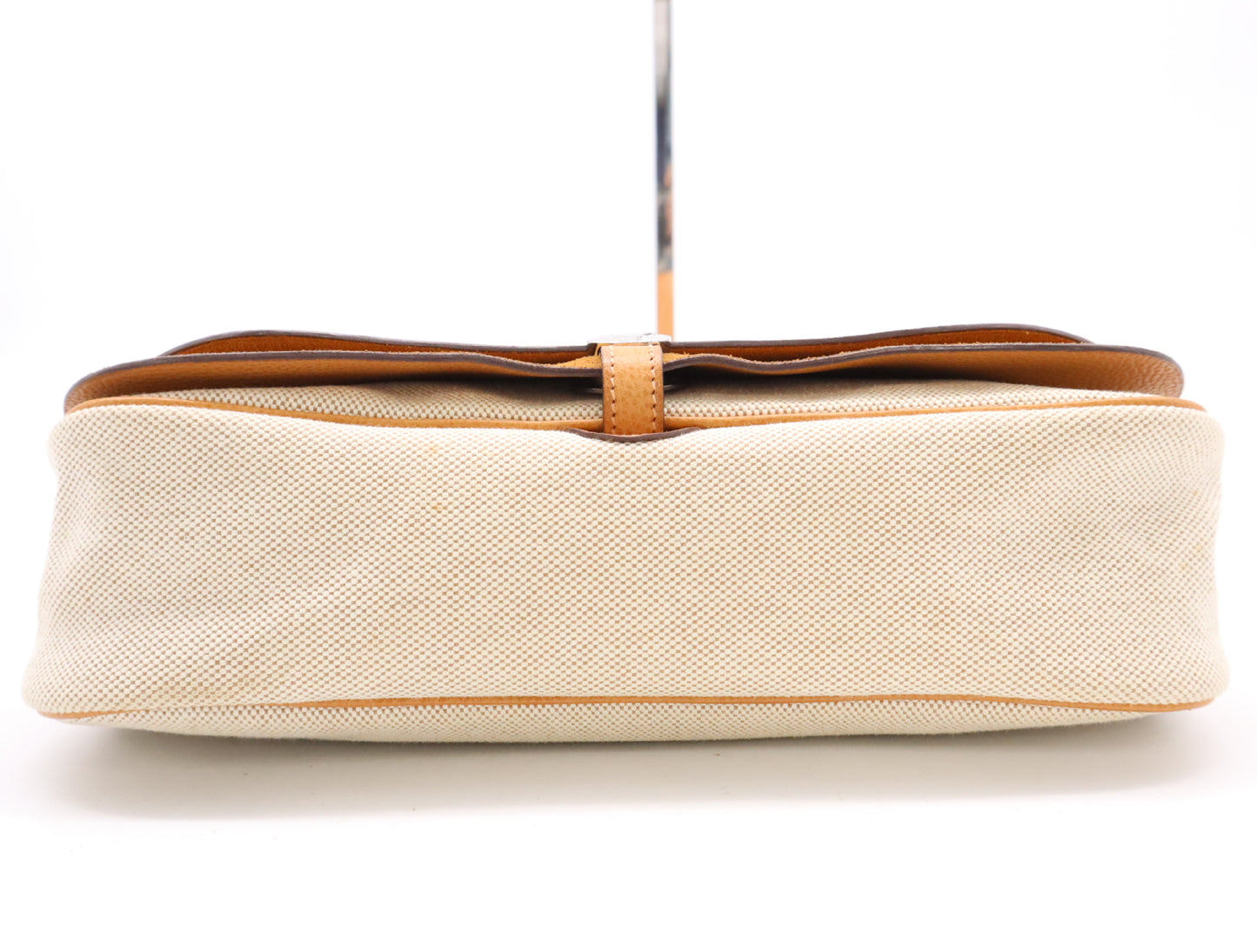 HERMES Canvas Sack Colorado MM Brown White □I Stamp 2005 Handbag
