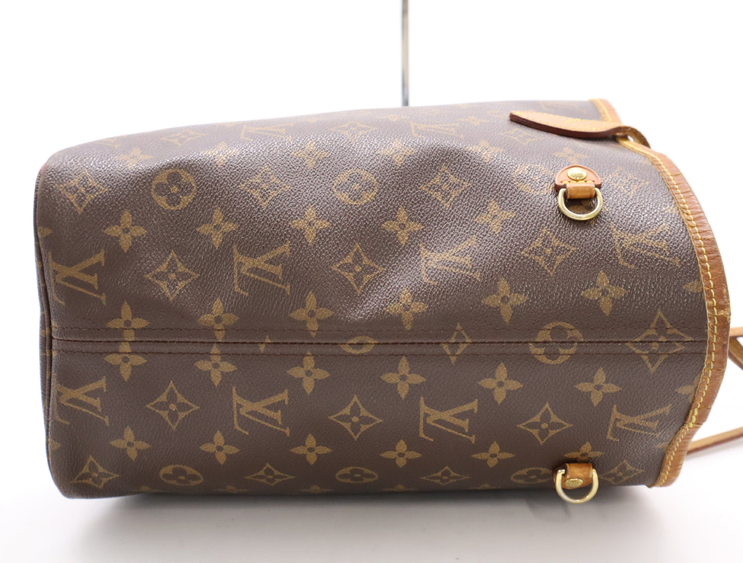 LOUIS VUITTON M41177 Monogram Neverfull MM Cerise Tote Bag with Pouch