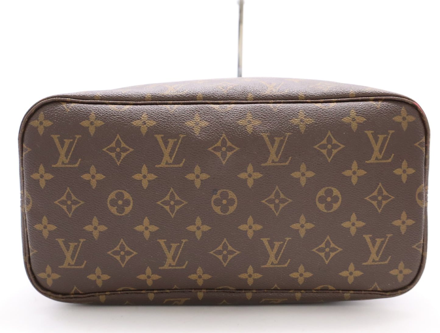 LOUIS VUITTON M41177 Monogram Neverfull MM Cerise Tote Bag with Pouch