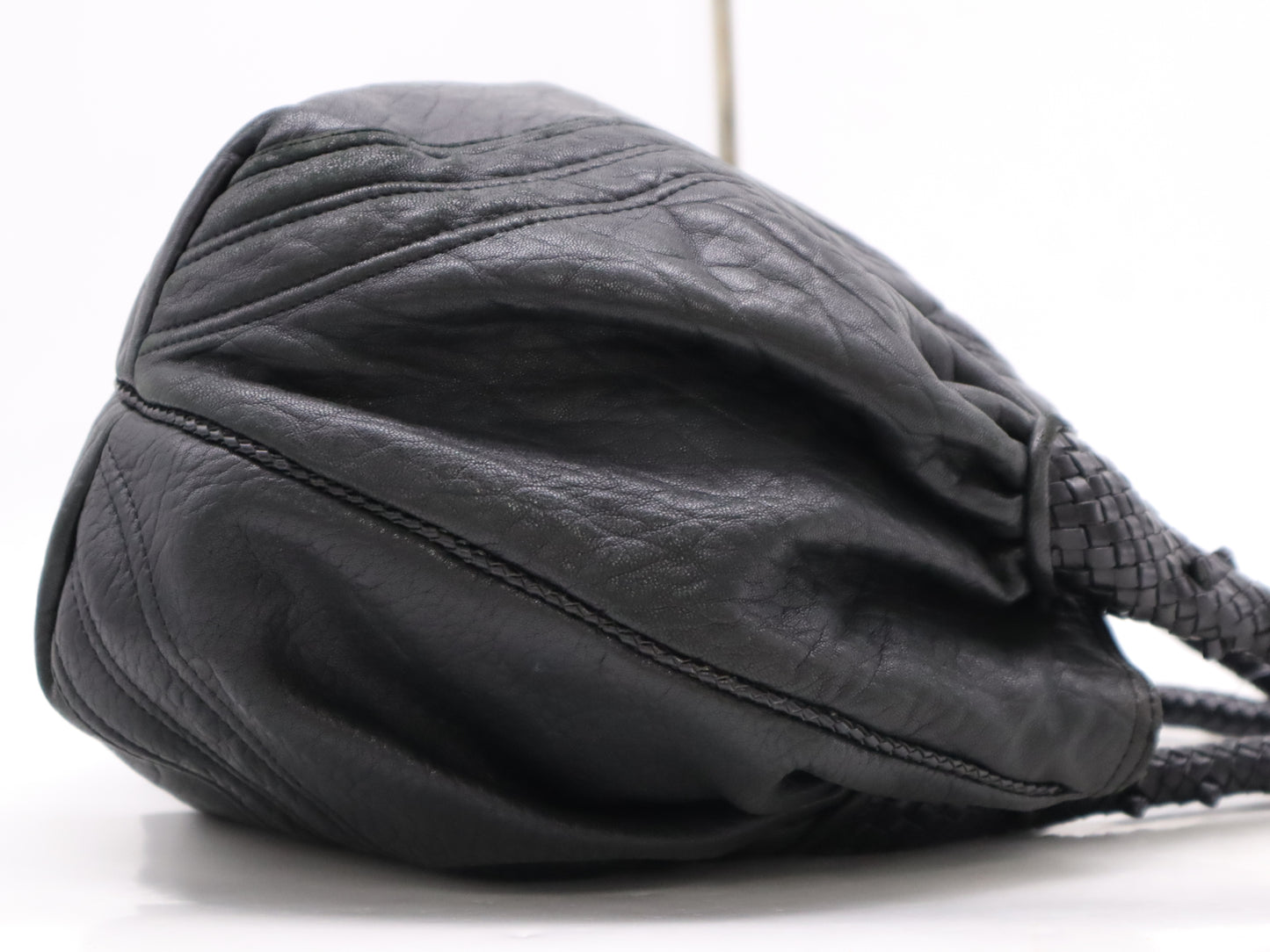 FENDI Leather Spy Bag Black Handbag