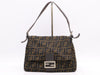 FENDI Zucca Mamma Bucket Brown Shoulder Bag
