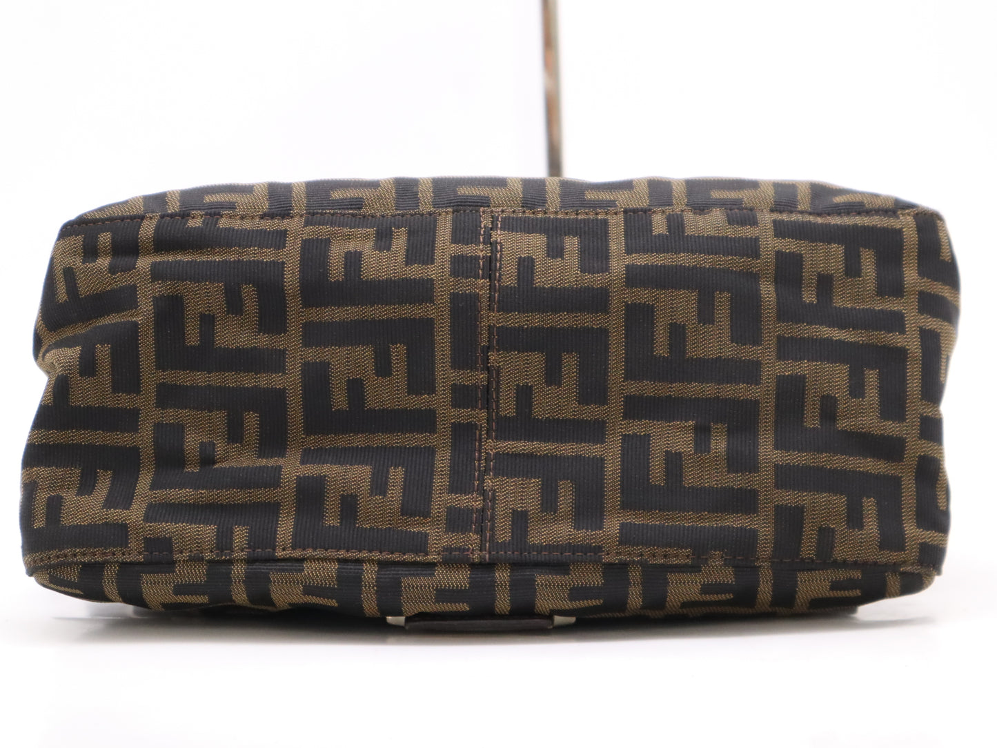FENDI Zucca Mamma Bucket Brown Shoulder Bag