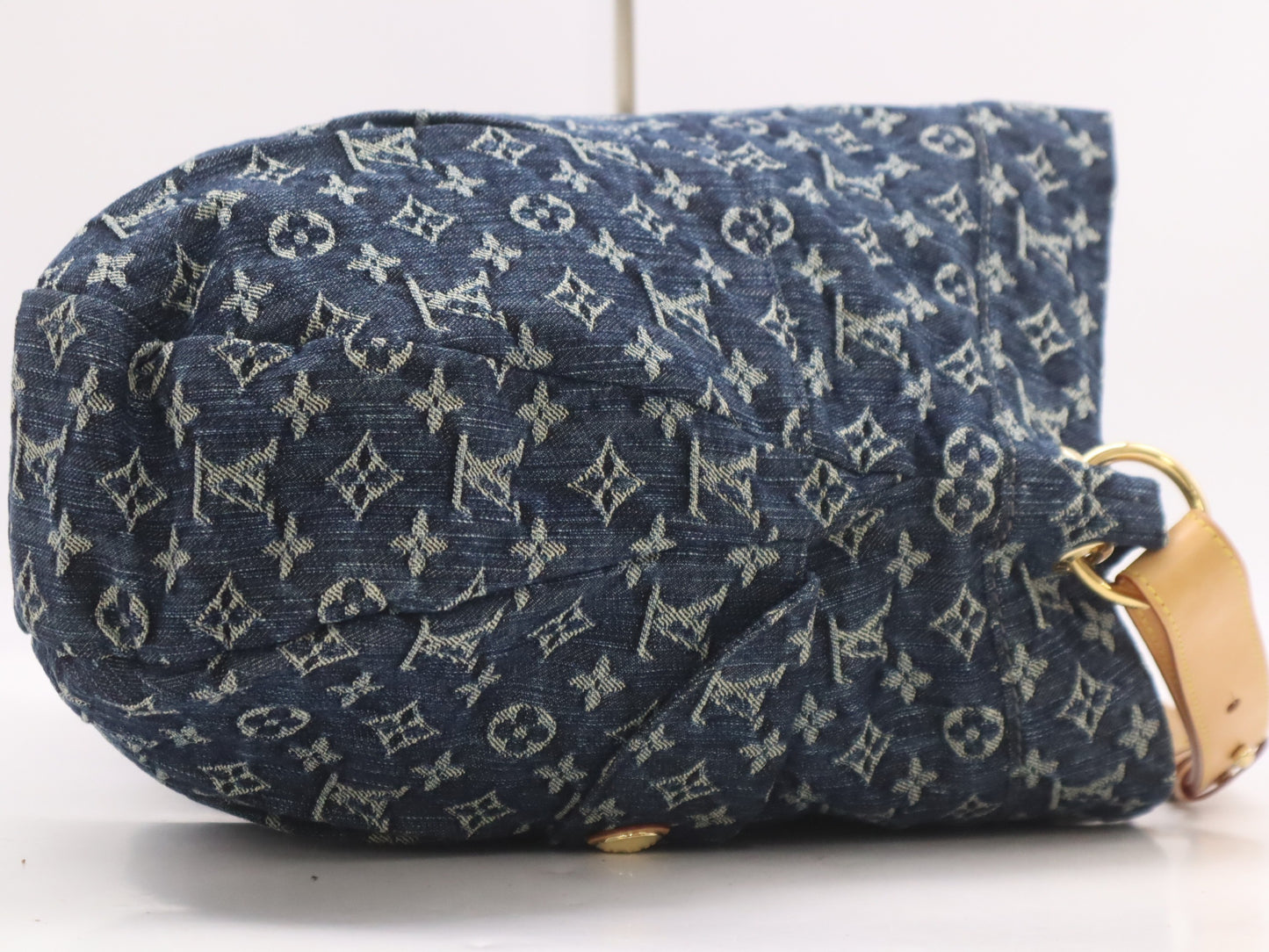 LOUIS VUITTON M40493 Daily GM Blue Jean Shoulder Bag with Dust Bag