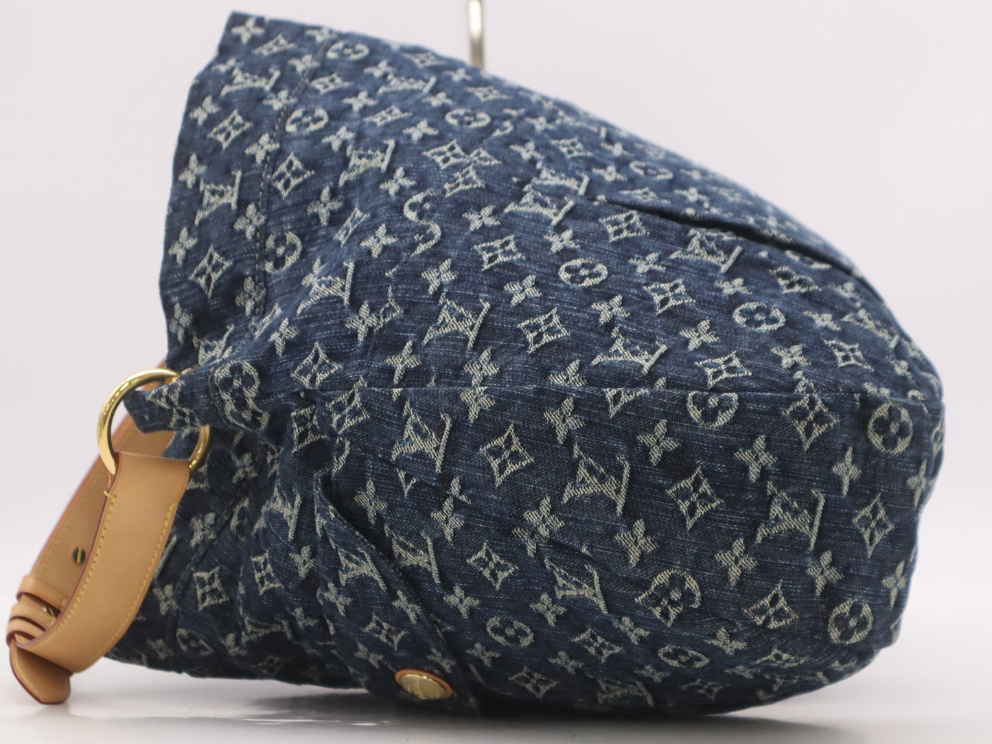 LOUIS VUITTON M40493 Daily GM Blue Jean Shoulder Bag with Dust Bag