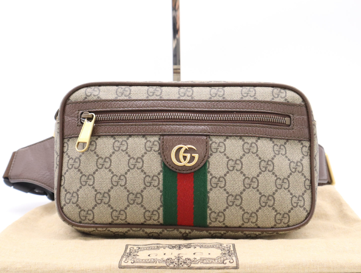 GUCCI 574796 Ophidia GG Supreme Body Bag 520981 with Dust Bag