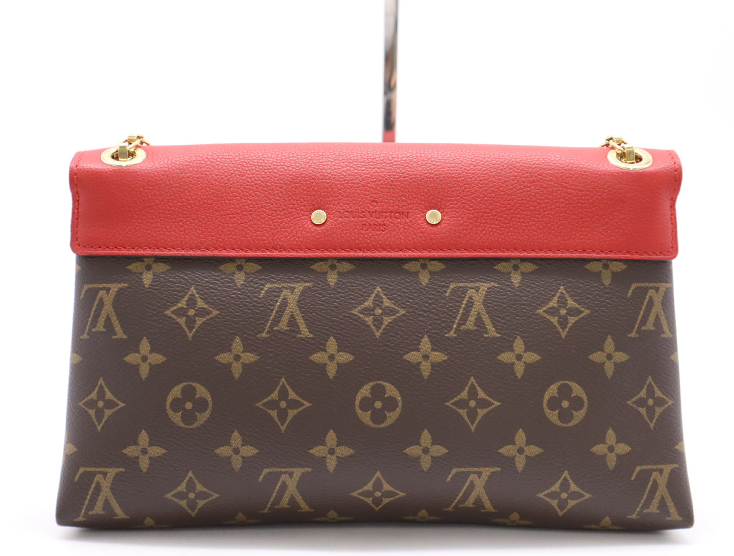 LOUIS VUITTON M41201 Pallas Chain Cerise Shoulder Bag